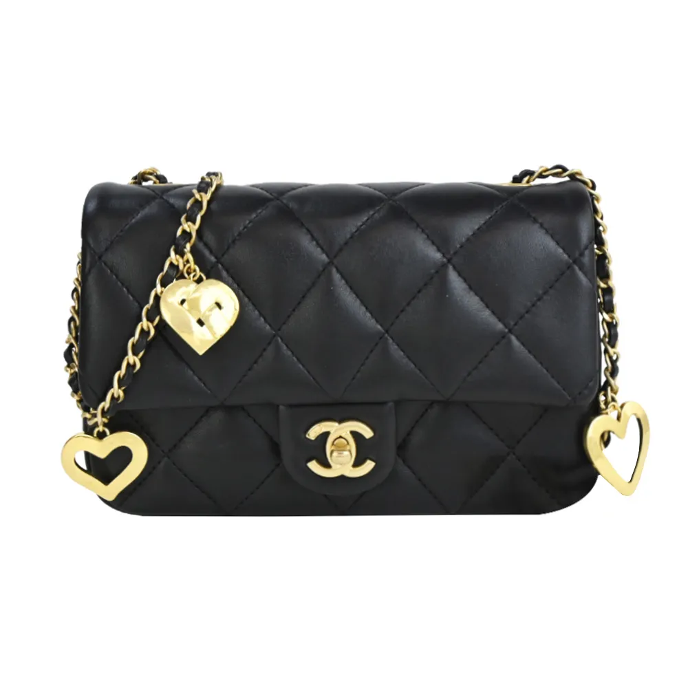 CHANEL 經典金釦小牛皮 Boy Chanel 20cm (黑色) A67085 Y09939 94305 歷史價格詳細信息