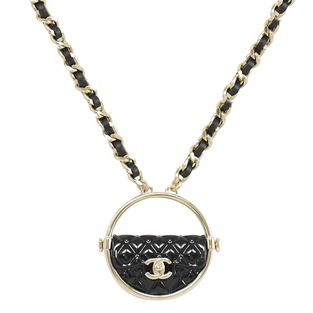 CHANEL 經典COCO HANDLE 菱格紋小牛皮兩用包(黑色) 歷史價格詳細信息