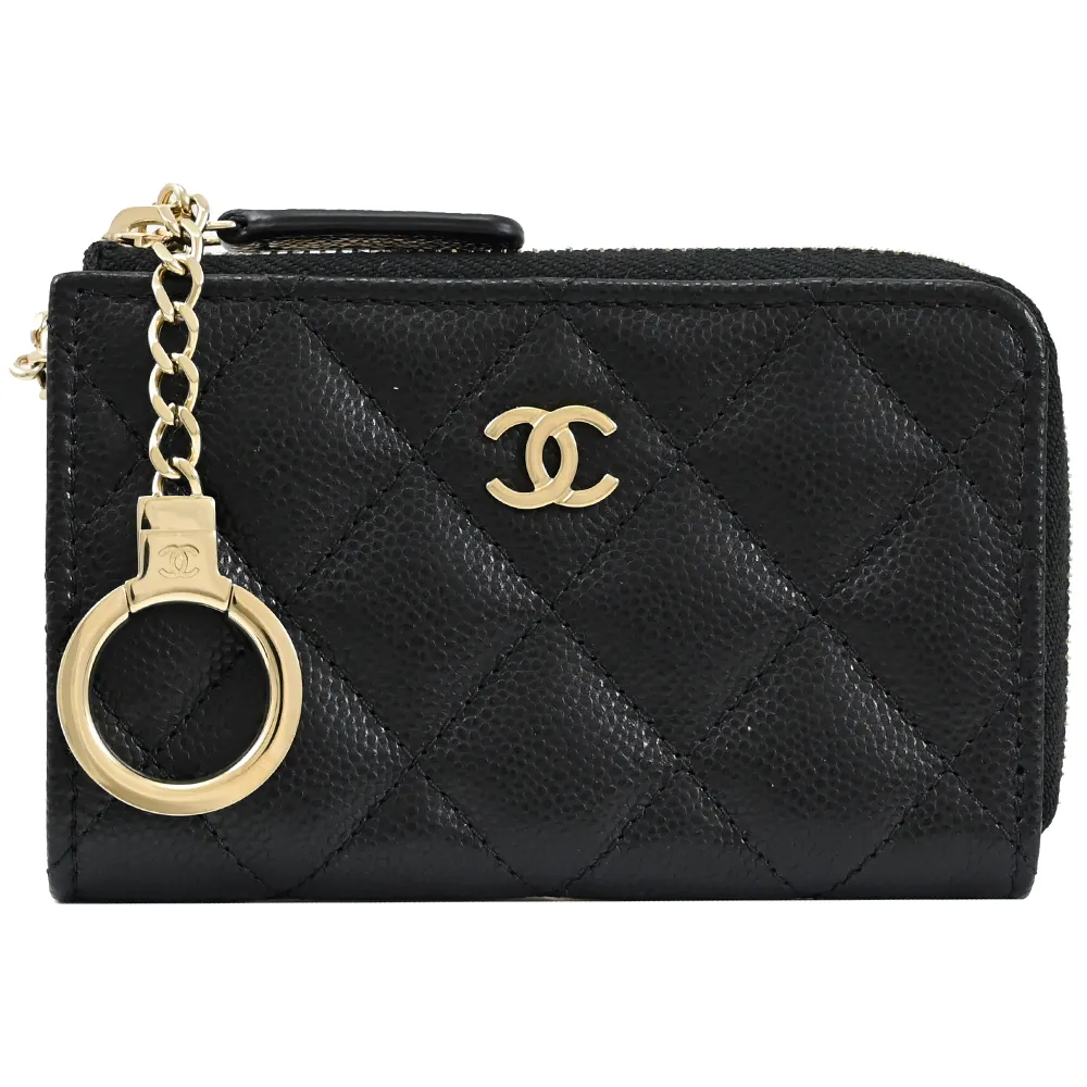 chanel  L拉鍊零錢卡包 二手 歷史價格詳細信息