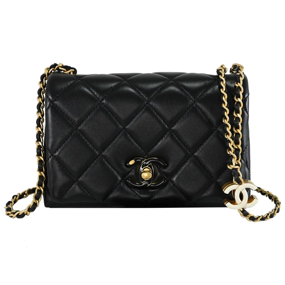 Chanel 爆款雙C人氣短筒靴黑色皮穿鏈 歷史價格詳細信息