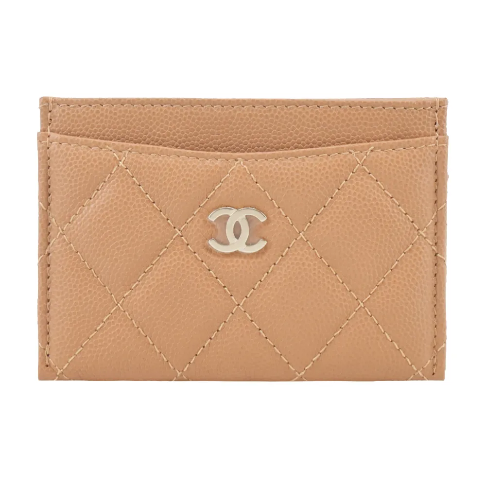 CHANEL經典雙C LOGO小牛皮環釦吊飾肩背/斜背包(黑色) 歷史價格詳細信息