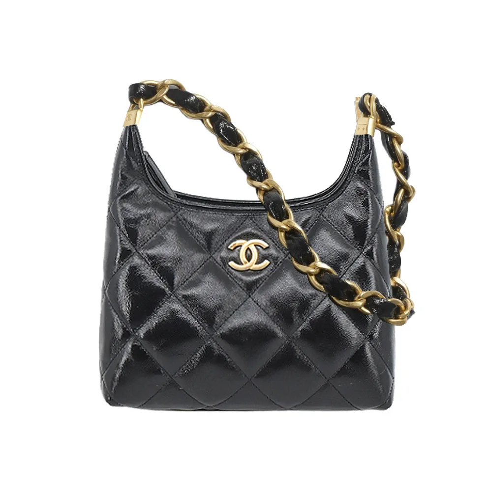 CHANEL 菱格紋核桃金球鏈帶小型化妝斜背包(天藍色)_展示品 AP1447 B08034 NH626 歷史價格詳細信息