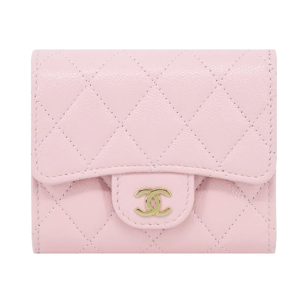 CHANEL經典雙C LOGO菱格紋小牛皮金釦兩用包(黑色) 歷史價格詳細信息