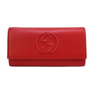 GUCCI SOHO 系列牛皮壓扣三折短夾(黑色) 598207 A7M0G 1000 歷史價格詳細信息