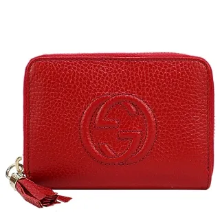 GUCCI SOHO 系列牛皮壓扣三折短夾(黑色) 598207 A7M0G 1000 歷史價格詳細信息