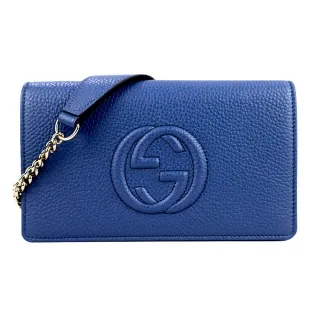 GUCCI SOHO 系列牛皮壓扣三折短夾(黑色) 598207 A7M0G 1000 歷史價格詳細信息