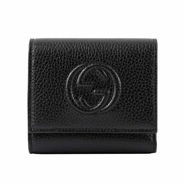 GUCCI 黑色 牛皮 護照夾 含證件夾 皮夾㊣二手真品(近新) 低價 有CHANEL/LV 義大利製 歷史價格詳細信息