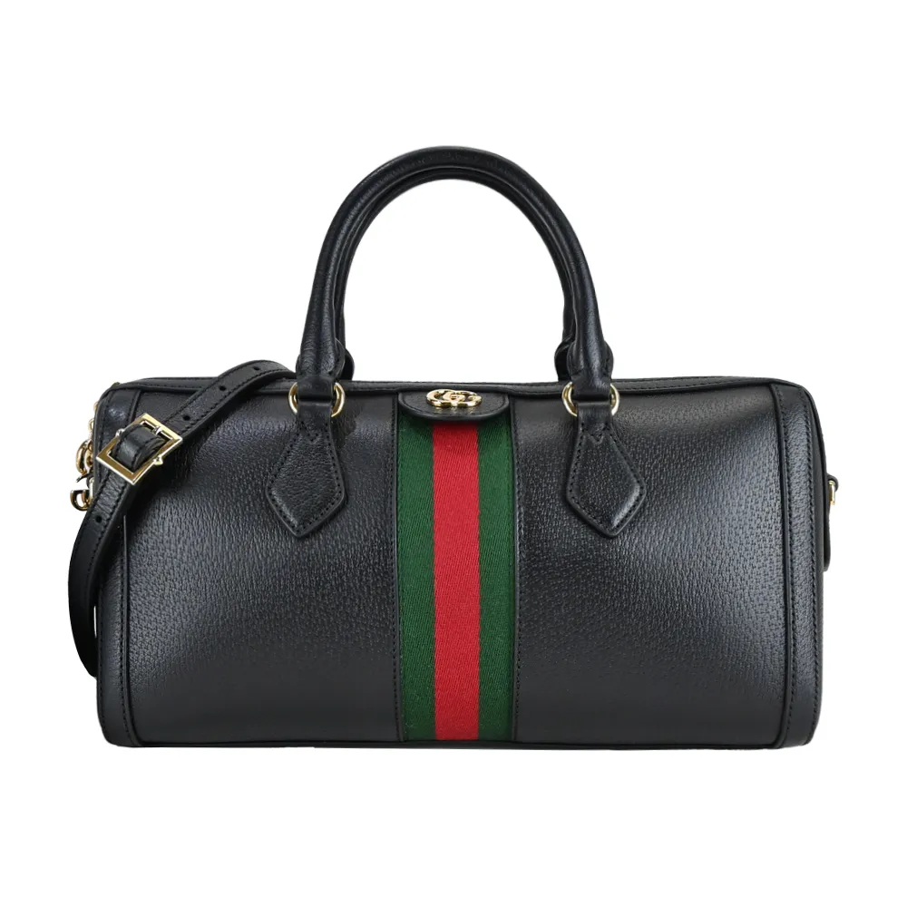 【帆布包】牛津布 條紋背帶設計 側背包 肩背包 斜背包／拉鍊／黑色 歷史價格詳細信息