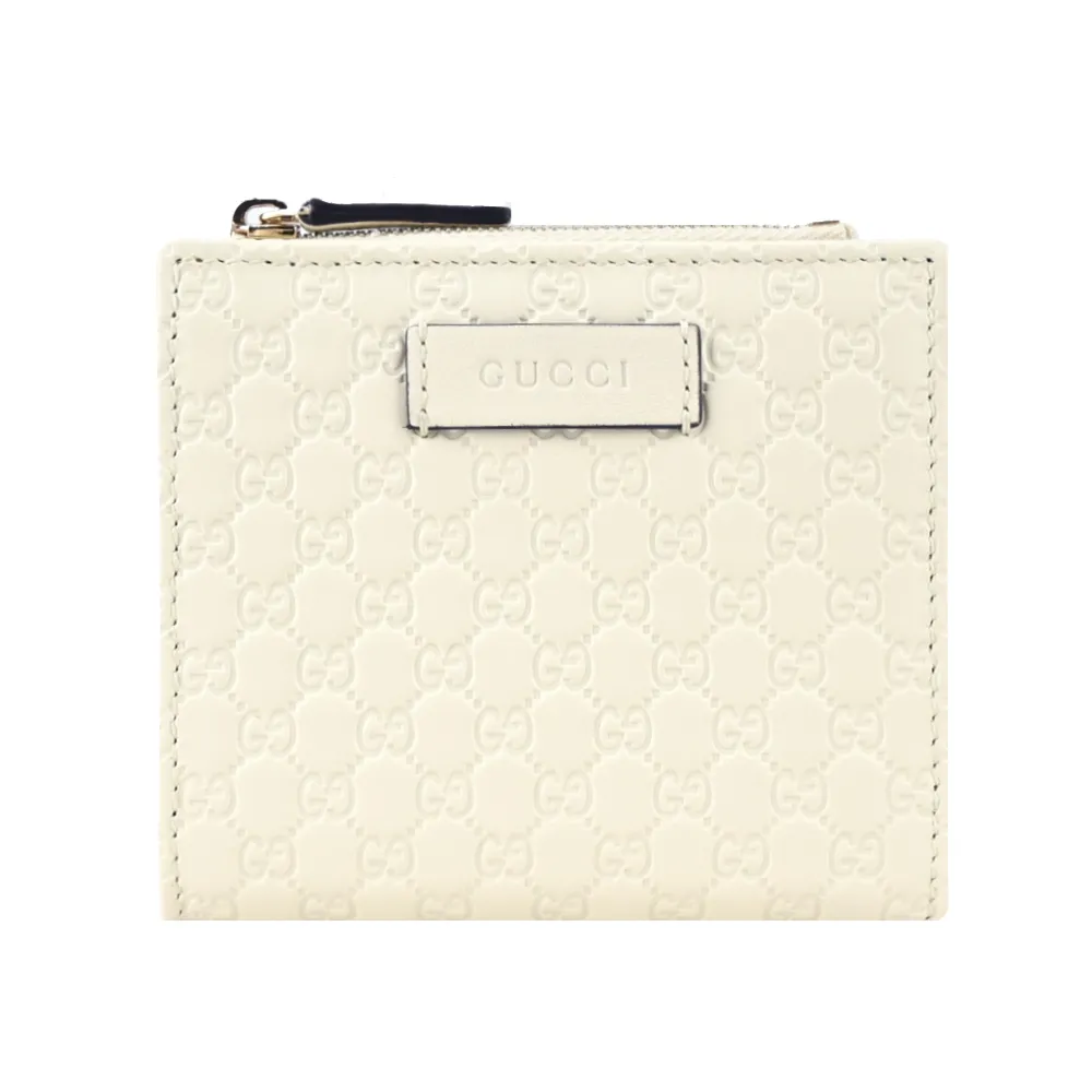 GUCCI Guccissima 壓紋牛皮證件照卡層對開長夾_展示品(黑色) 歷史價格詳細信息