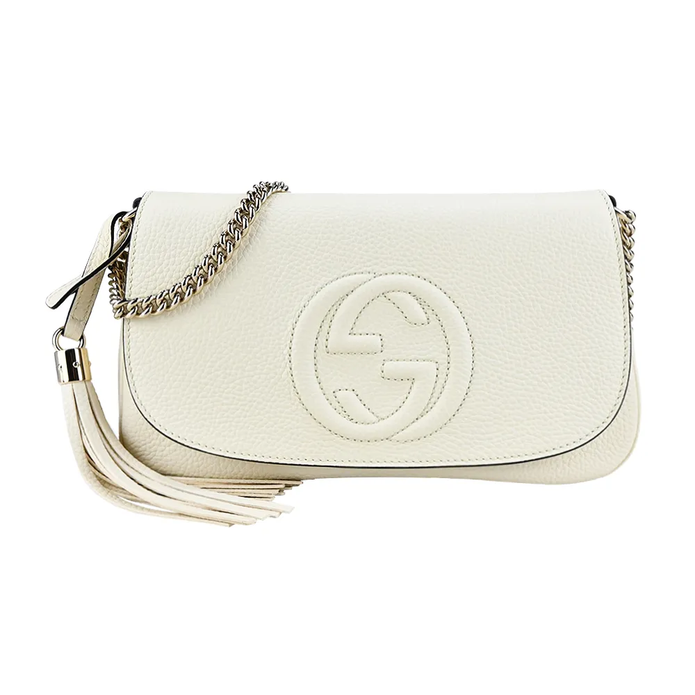 GUCCI SOHO 系列牛皮壓扣三折短夾(黑色) 598207 A7M0G 1000 歷史價格詳細信息