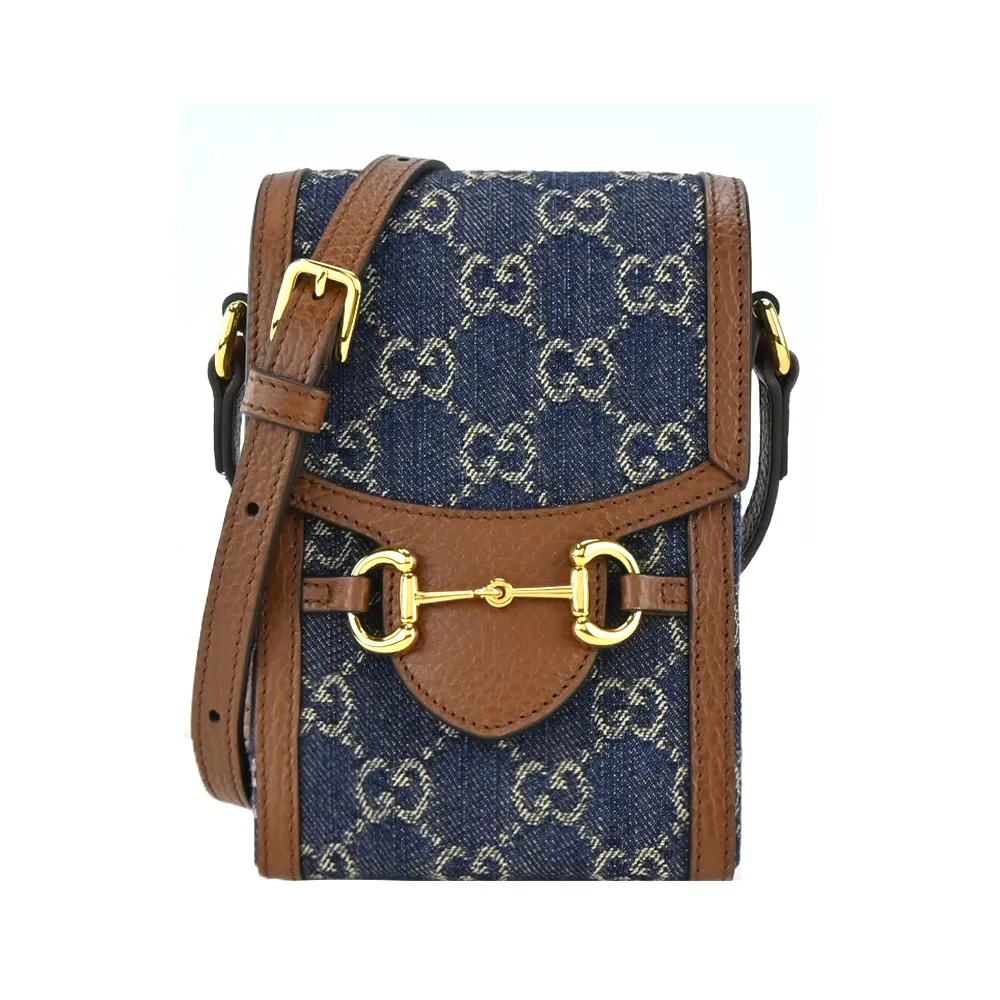GUCCI Horsebit 1955 GG Supreme帆布手機斜背包(白色) 625615 92TCG 9761 歷史價格詳細信息