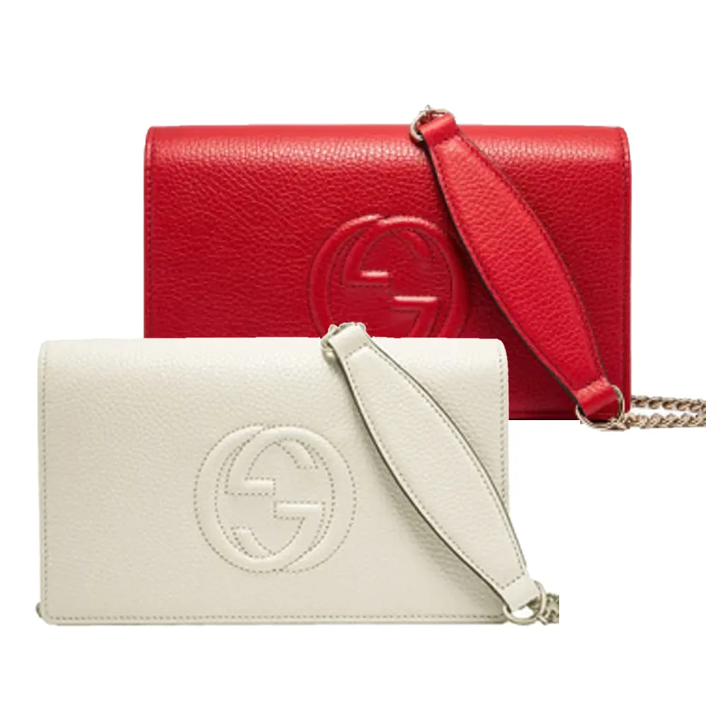 GUCCI SOHO 系列牛皮壓扣三折短夾(黑色) 598207 A7M0G 1000 歷史價格詳細信息