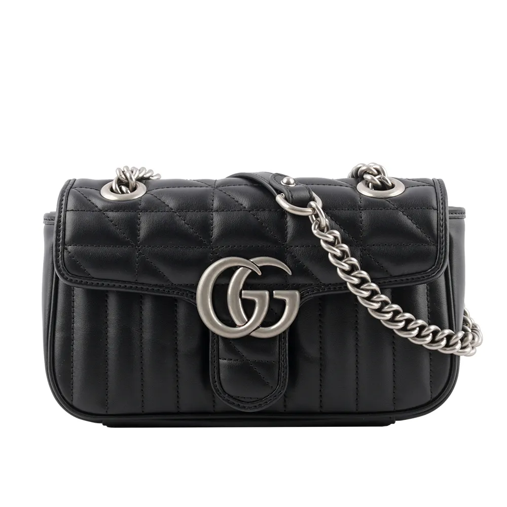 GUCCI  GG MARMONT黑色短夾，全新義大利帶回 歷史價格詳細信息