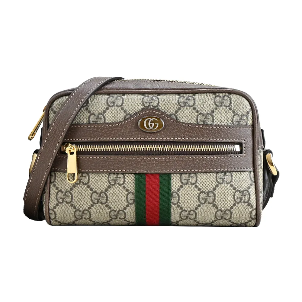 GUCCI 經典Ophidia GG帆布拼接皮革卡片夾(粉色) 歷史價格詳細信息