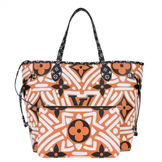 Louis Vuitton Neverfull MM經典 Monogram帆布托特包(米色) 歷史價格詳細信息