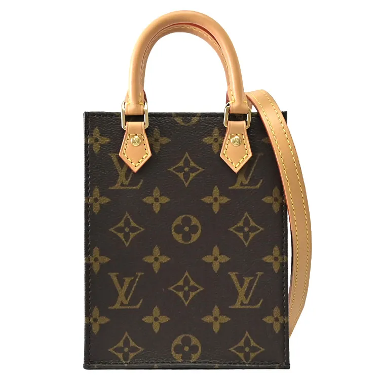 Louis Vuitton Petite Malle Souple 帆布復古行李箱造型斜肩背包(黑棕) 歷史價格詳細信息