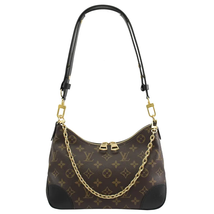 Louis Vuitton Boulogne經典 Monogram帆布牛角肩背/斜背包(米色) 歷史價格詳細信息