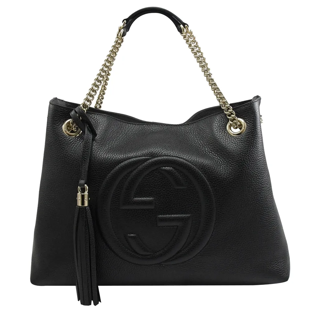 GUCCI 大雙G霧金logo牛皮4CM寬皮帶(黑色) 397660 AP00T 1000 歷史價格詳細信息