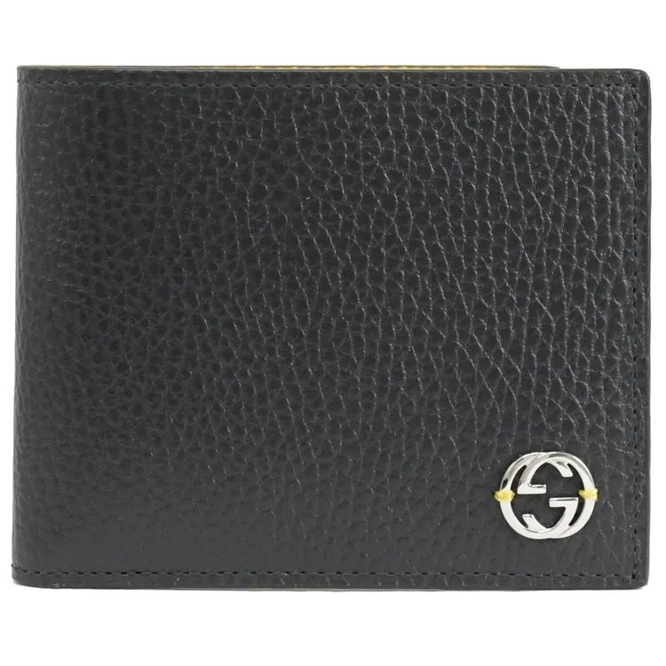 Gucci 金屬雙G Logo荔枝牛皮翻蓋長夾(黑色) 615524 CAO0G 1000 歷史價格詳細信息