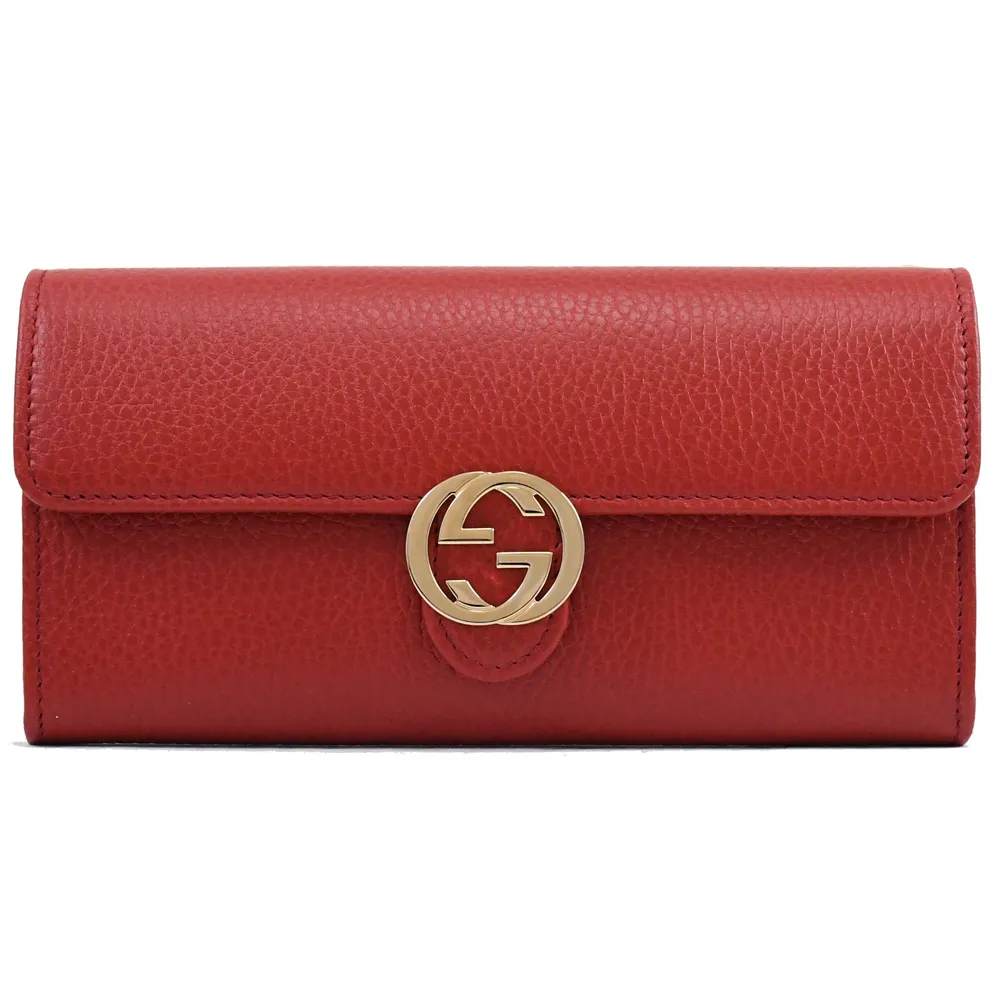 Gucci 金屬雙G Logo荔枝牛皮翻蓋長夾(黑色) 615524 CAO0G 1000 歷史價格詳細信息