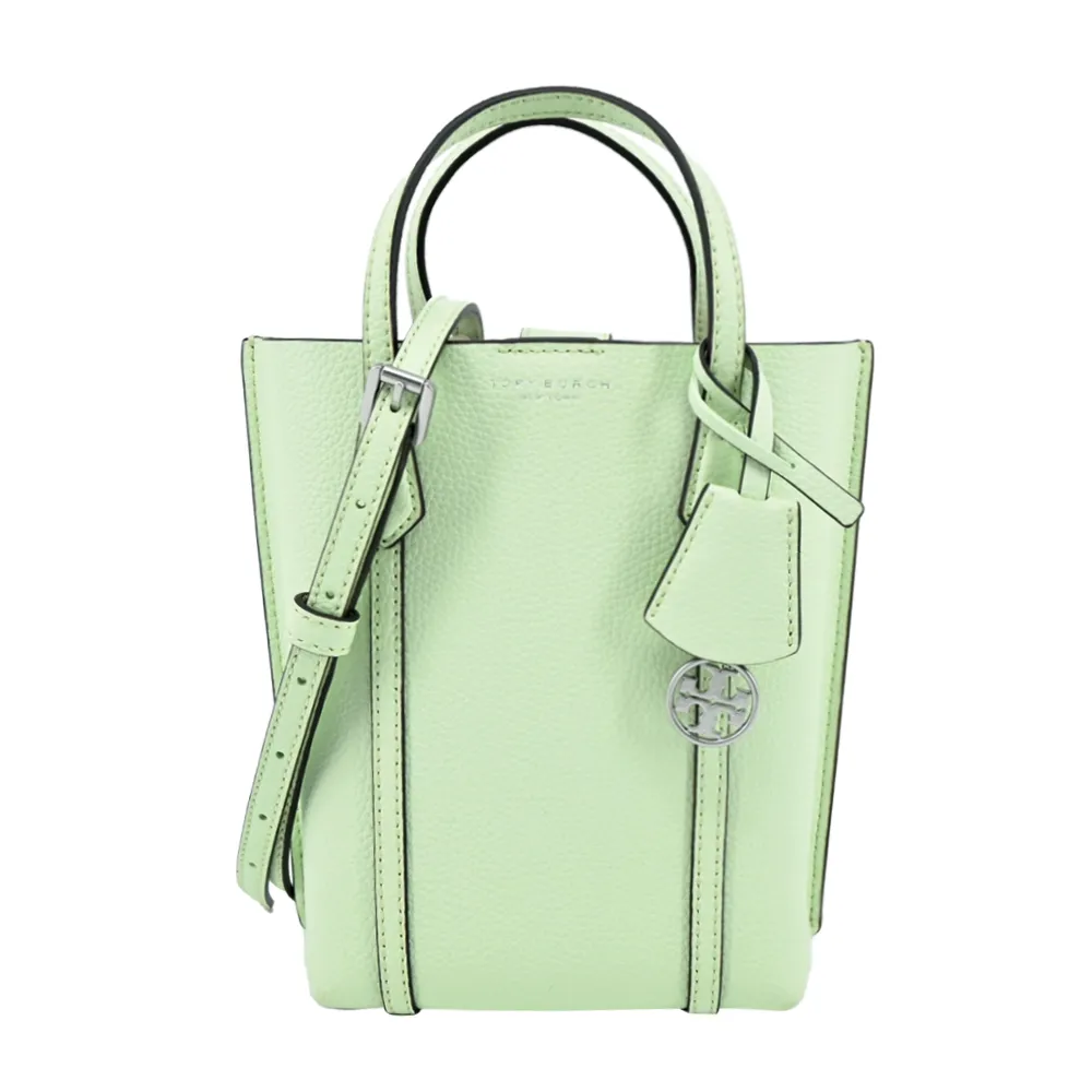 TORY BURCH Perry 荔枝皮革三層迷你托特包(淺茶色) 142616 905 歷史價格詳細信息