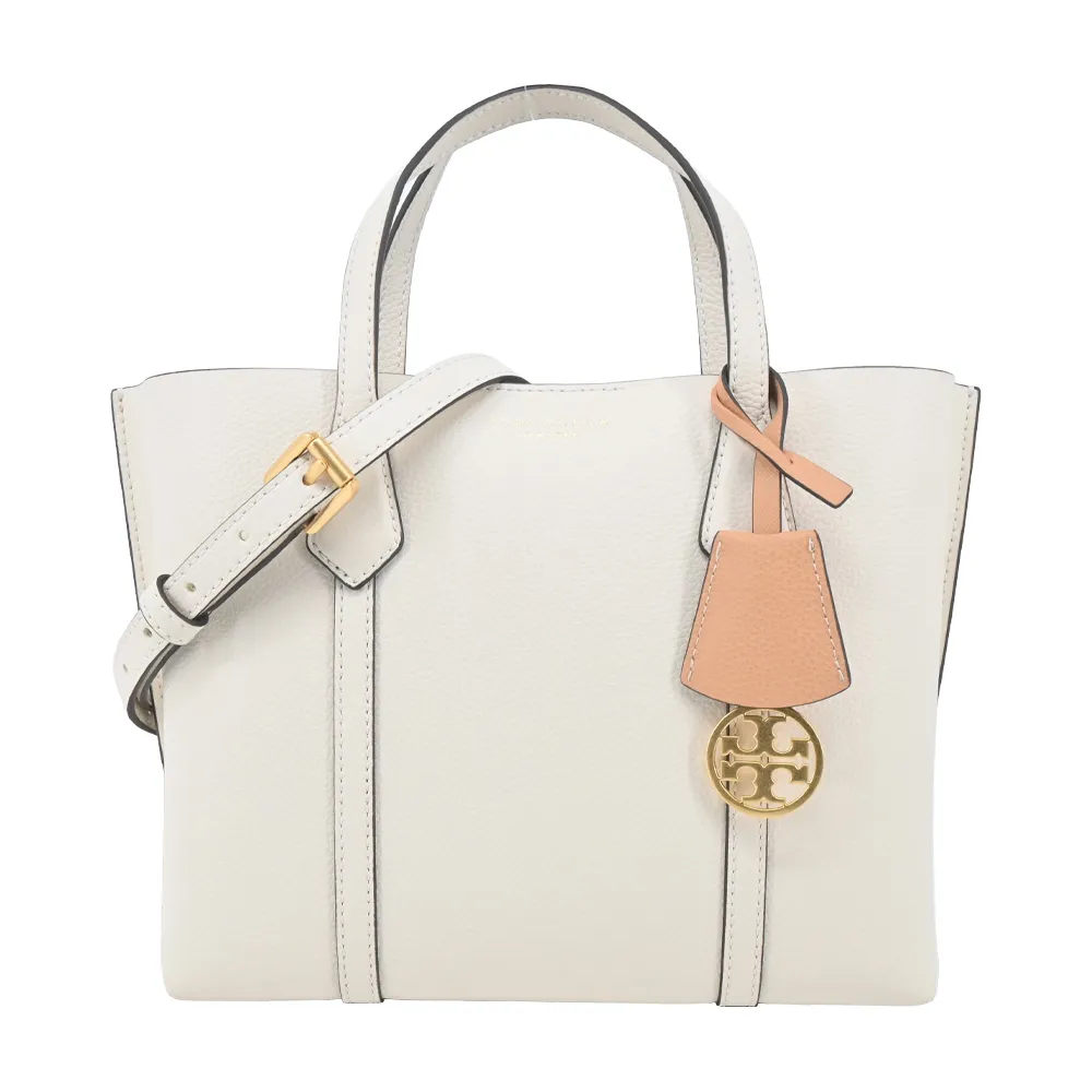 TORY BURCH Perry 荔枝皮革三層迷你托特包(淺茶色) 142616 905 歷史價格詳細信息