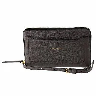 MARC JACOBS 牛皮荔枝紋束口手提/斜背二用水桶包-黑色 歷史價格詳細信息