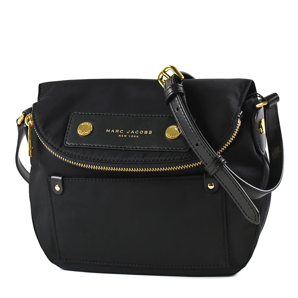 MARC JACOBS 高密度尼龍磁吸釦證件夾翻蓋馬鞍包-灰色/大 歷史價格詳細信息