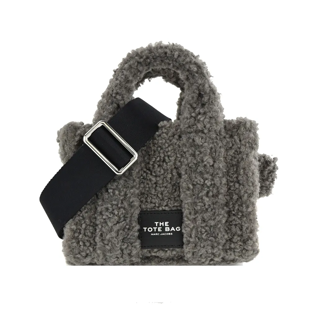 MARC JACOBS MICRO TOTE小羊皮浮雕壓印兩用托特包-黑 歷史價格詳細信息