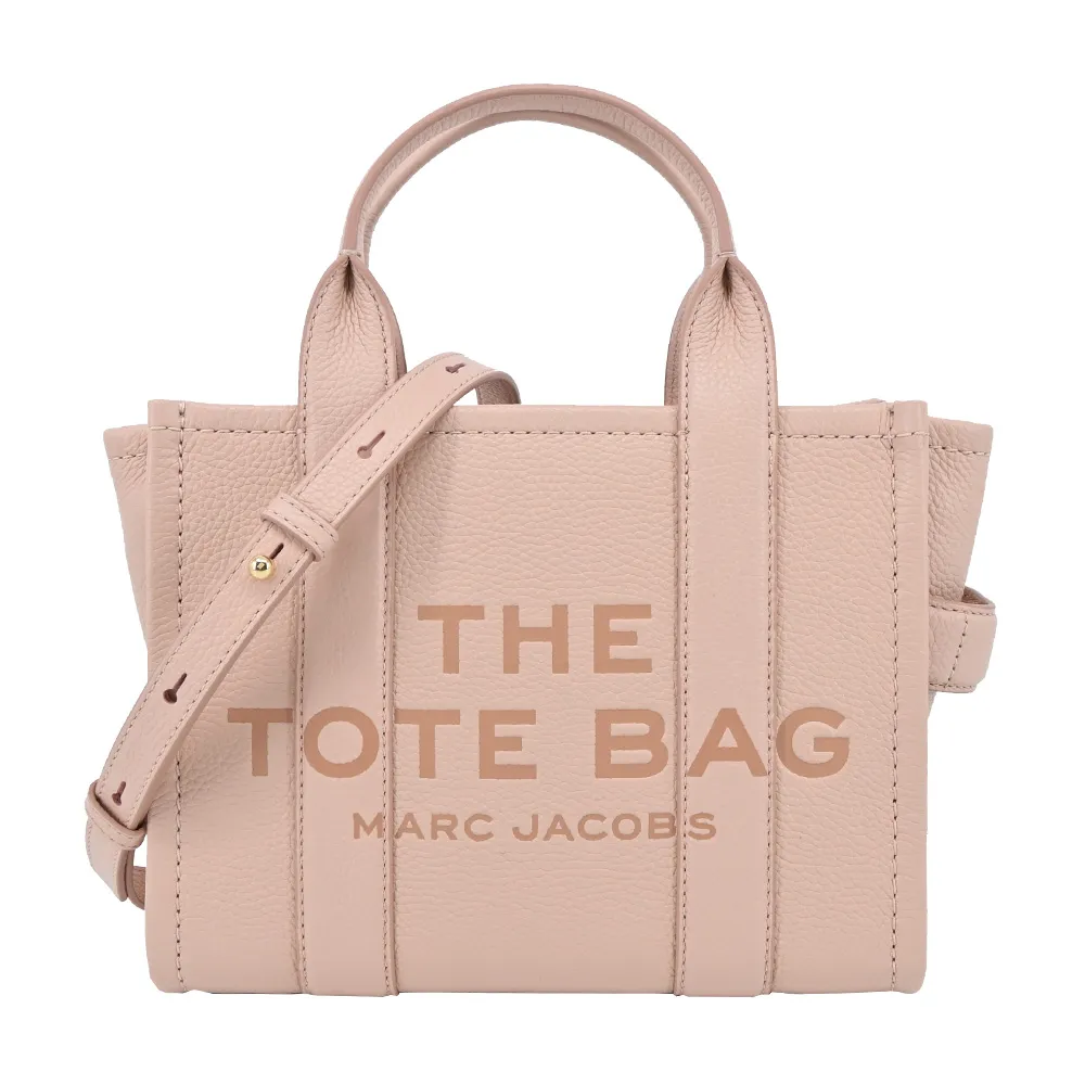 MARC JACOBS THE LEATHER MINI TOTE 皮革兩用托特包-小/螢光粉 歷史價格詳細信息