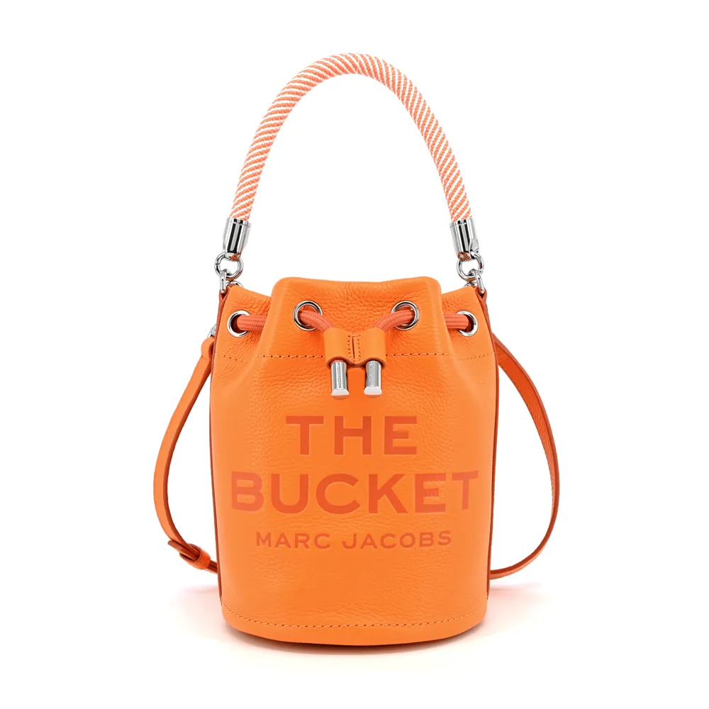 MARC JACOBS THE LEATHER牛皮束口兩用水桶包-白 歷史價格詳細信息