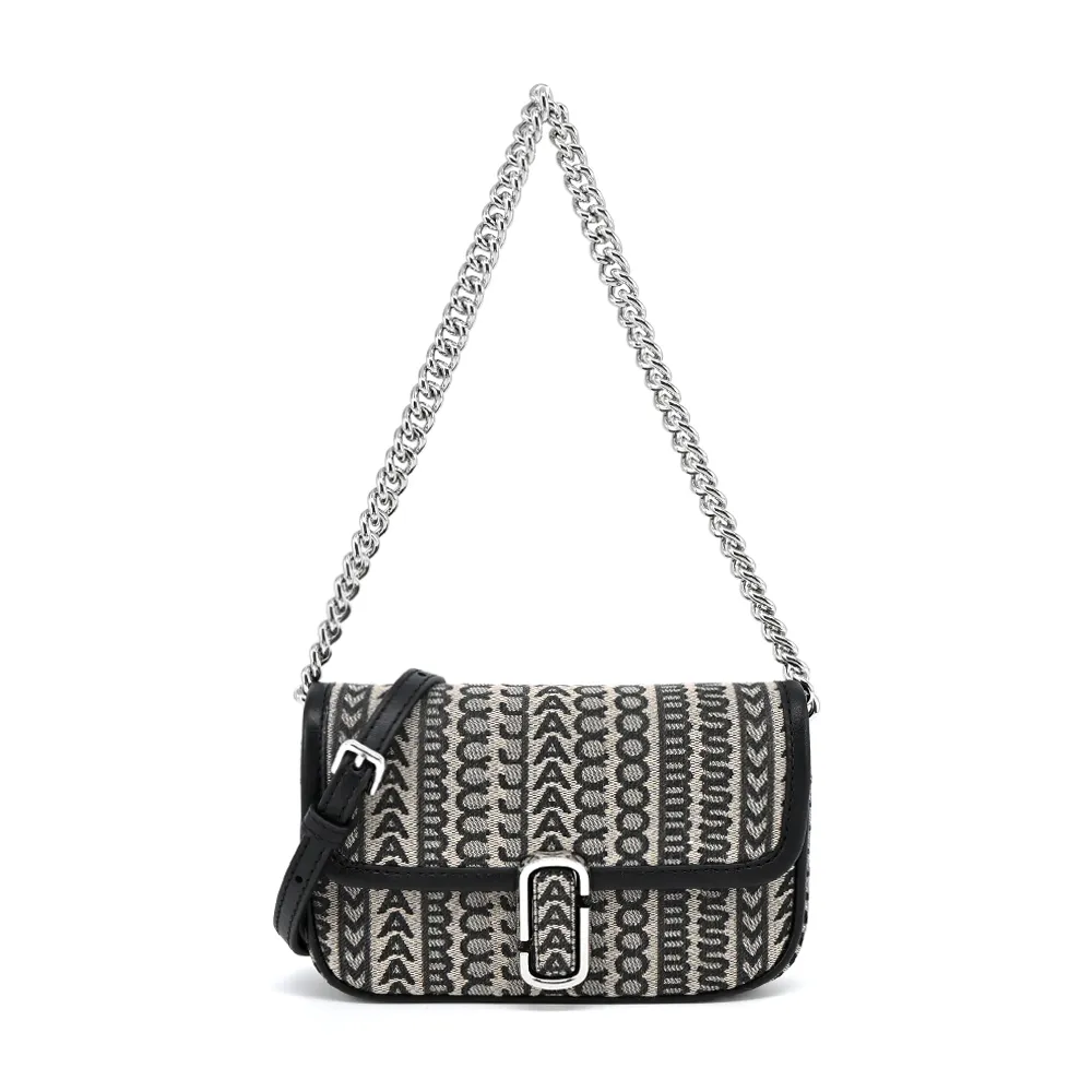 MARC JACOBS THE MONOGRAM立體斜背圓筒包(可手提)-黑 歷史價格詳細信息