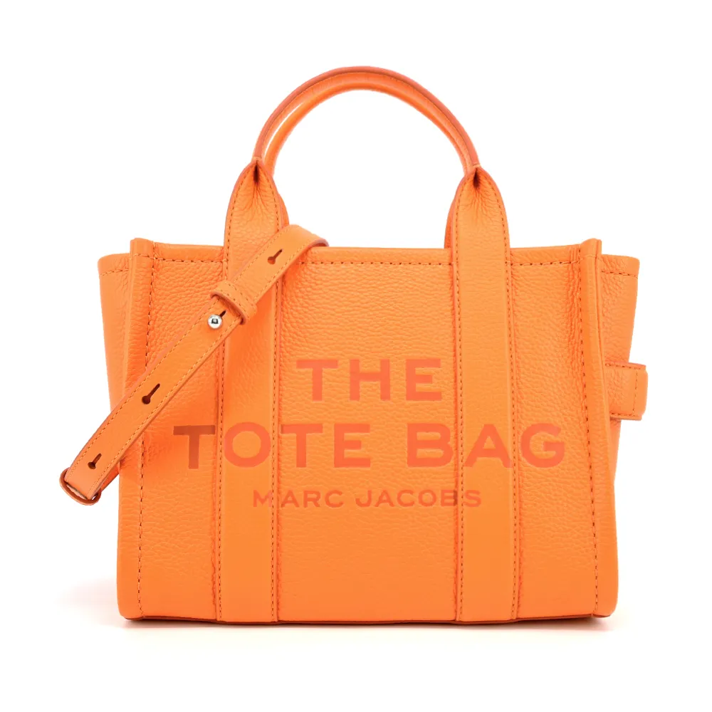 MARC JACOBS THE LEATHER MINI TOTE 皮革兩用托特包-小/螢光粉 歷史價格詳細信息