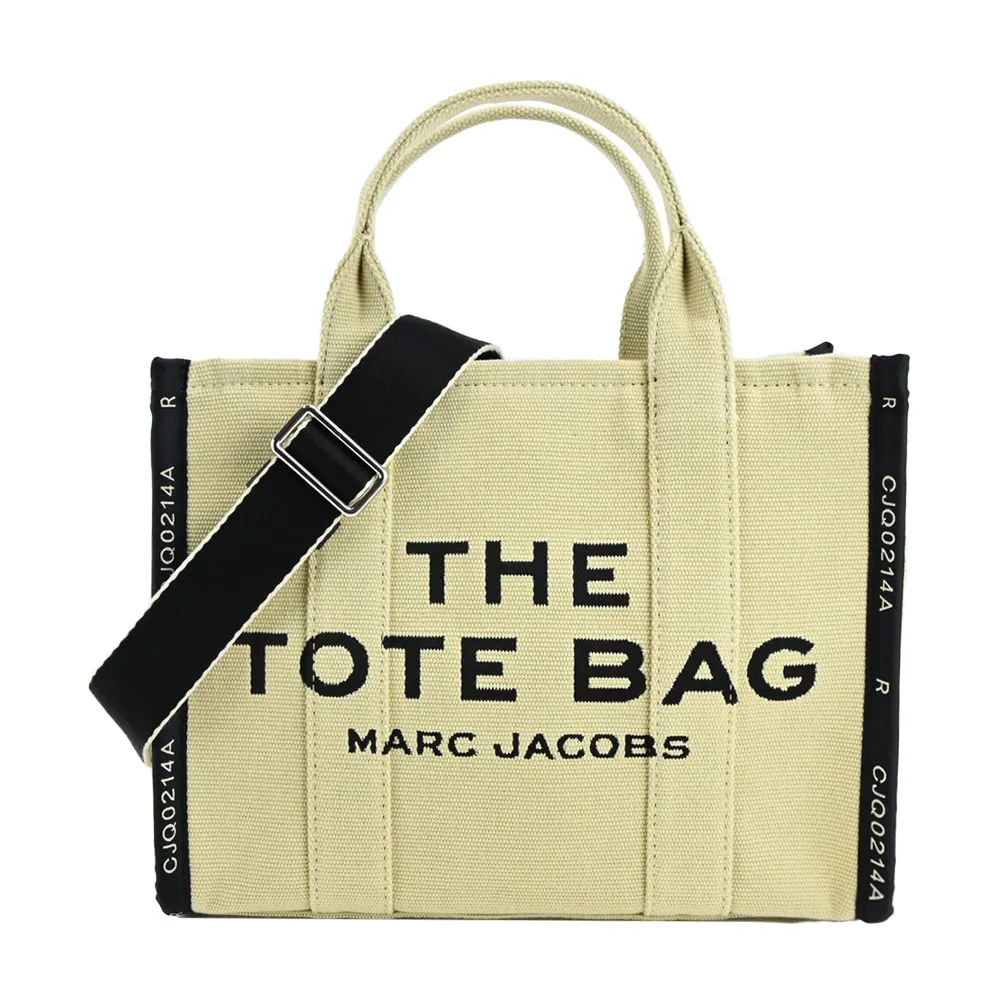 MARC JACOBS JACQUARD SMALL TOTE字母刺繡滾邊帆布兩用托特包-小/深綠色 歷史價格詳細信息