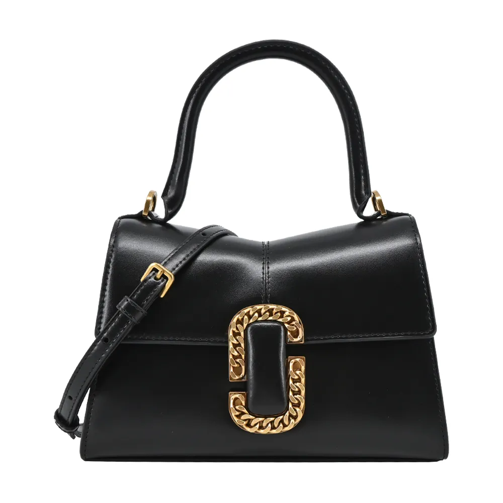 MARC JACOBS St Marc 鏈環LOGO牛皮鏈帶手提包-白 歷史價格詳細信息