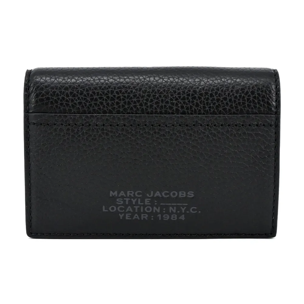 MARC JACOBS THE LEATHER 荔枝紋對開零錢短夾-黑 歷史價格詳細信息