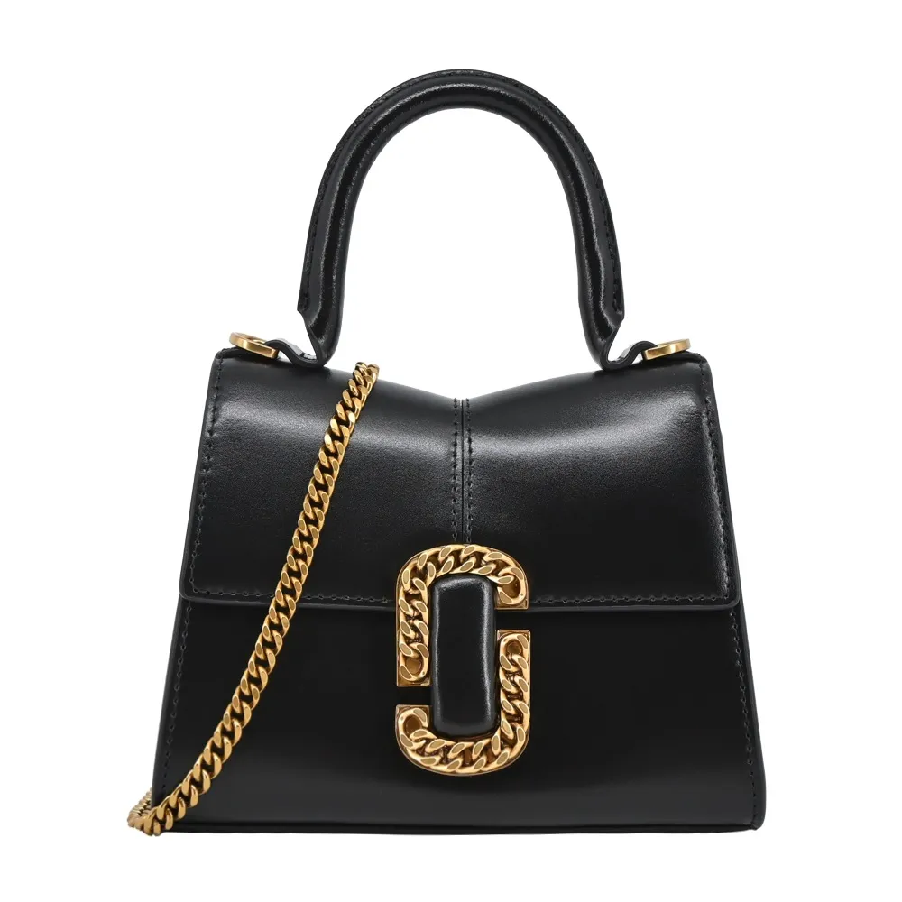 MARC JACOBS ST MARC牛皮翻蓋手提/斜背包-小/黑 歷史價格詳細信息