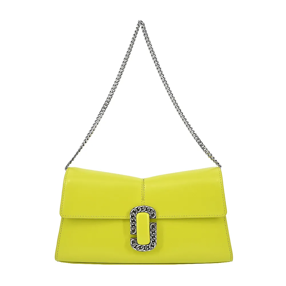 MARC JACOBS St Marc 鏈環LOGO牛皮鏈帶手提包-白 歷史價格詳細信息