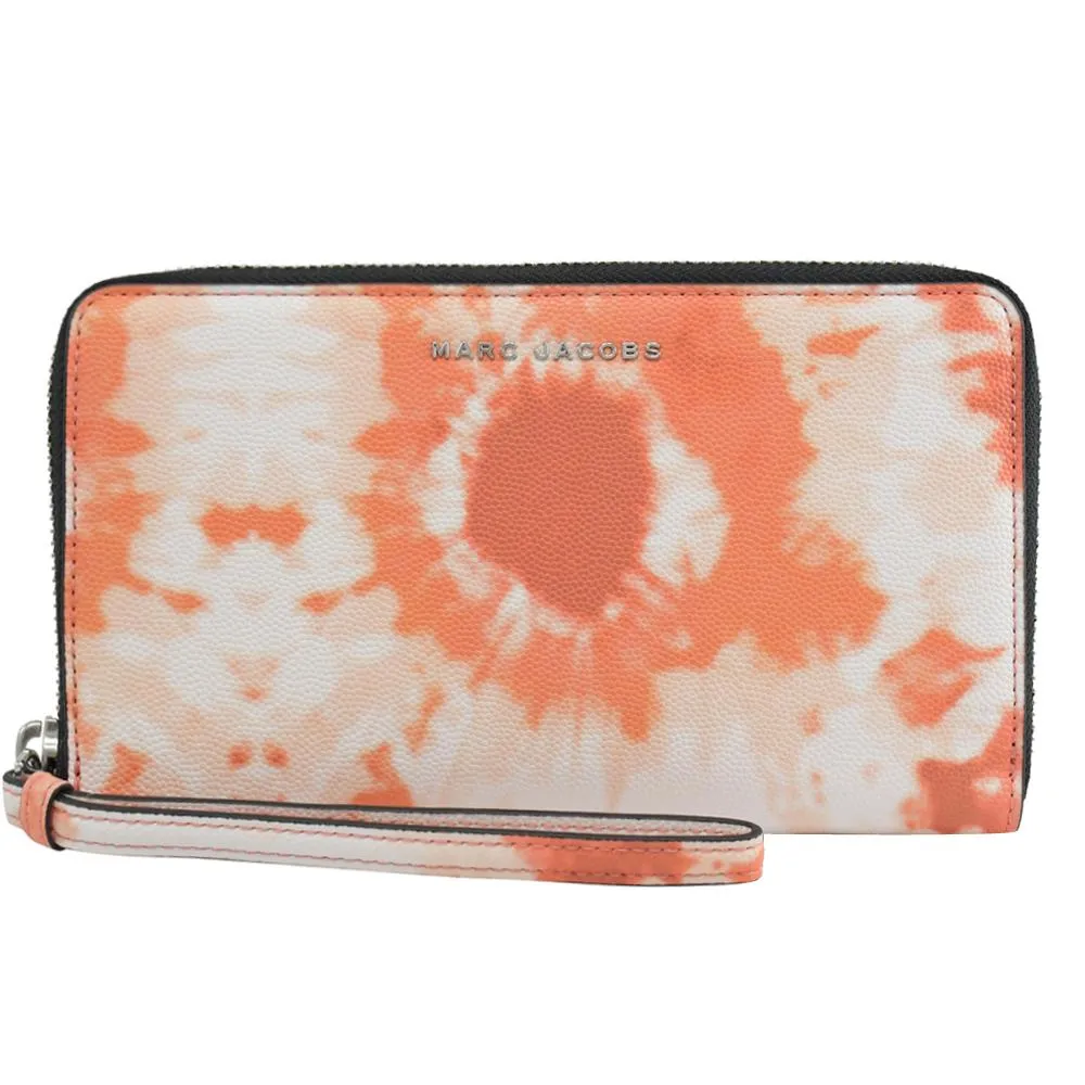 MARC JACOBS 馬克賈伯 渲染圖騰寬版拉鍊長夾.紫灰 歷史價格詳細信息