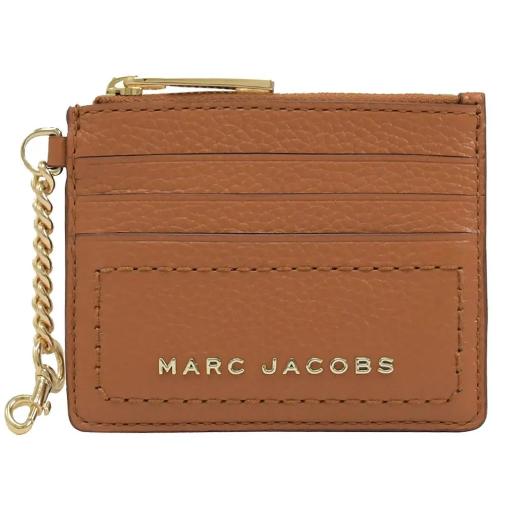 MARC JACOBS 浮雕LOGO牛皮釦式短夾-焦糖色 歷史價格詳細信息
