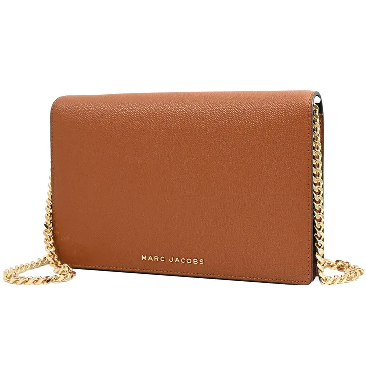 MARC JACOBS 浮雕LOGO牛皮釦式短夾-焦糖色 歷史價格詳細信息