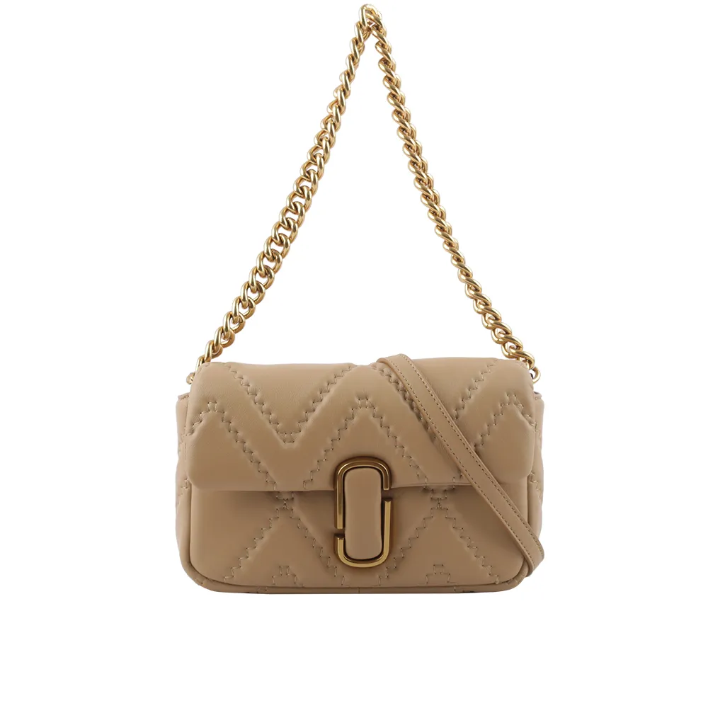 MARC JACOBS THE J MARC 縫線小羊皮翻蓋迷你二用包(黑色) 2S3HSH016H03 001 歷史價格詳細信息