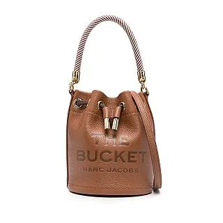 MARC JACOBS 牛皮荔枝紋束口手提/斜背二用水桶包-黑色 歷史價格詳細信息