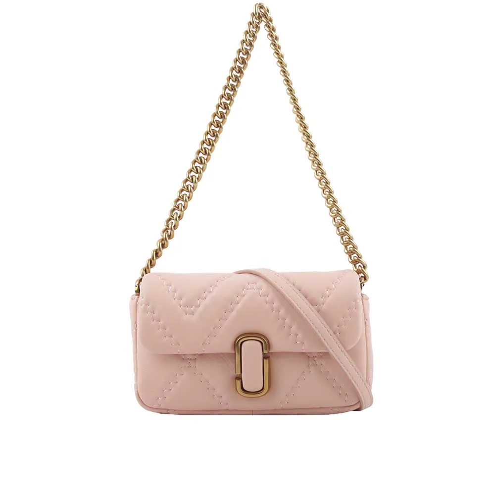 MARC JACOBS THE J MARC 縫線小羊皮翻蓋迷你二用包(黑色) 2S3HSH016H03 001 歷史價格詳細信息