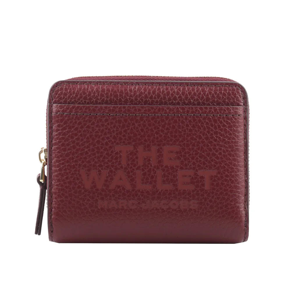 MARC JACOBS 壓印標誌對開暗釦二折迷你短夾(堅果棕) 2R3SMP044S10 212 歷史價格詳細信息