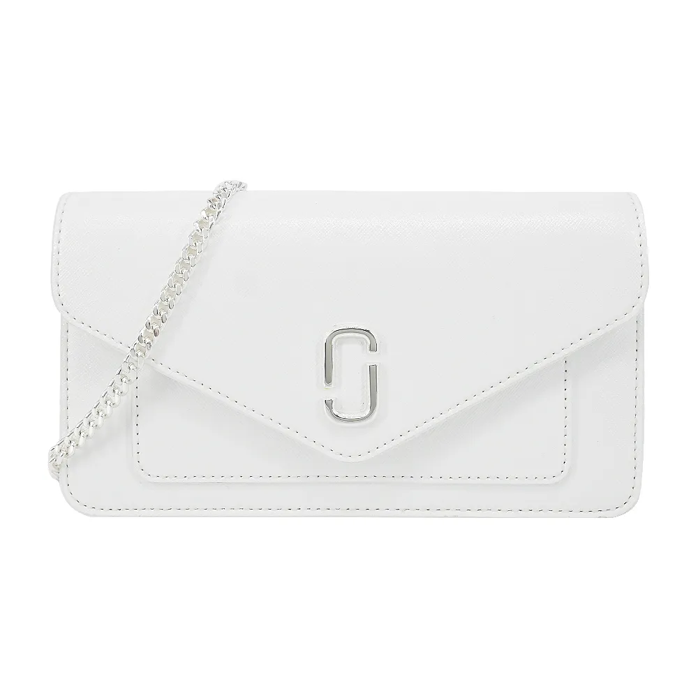 MARC JACOBS THE LONGSHOT防刮鏈帶撞色WOC斜背包-奶茶白 歷史價格詳細信息