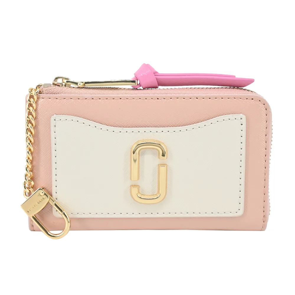 MARC JACOBS The Snapshot DTM 防刮皮革暗釦二折短夾(黑色) 2F3SMP051S07 001 歷史價格詳細信息