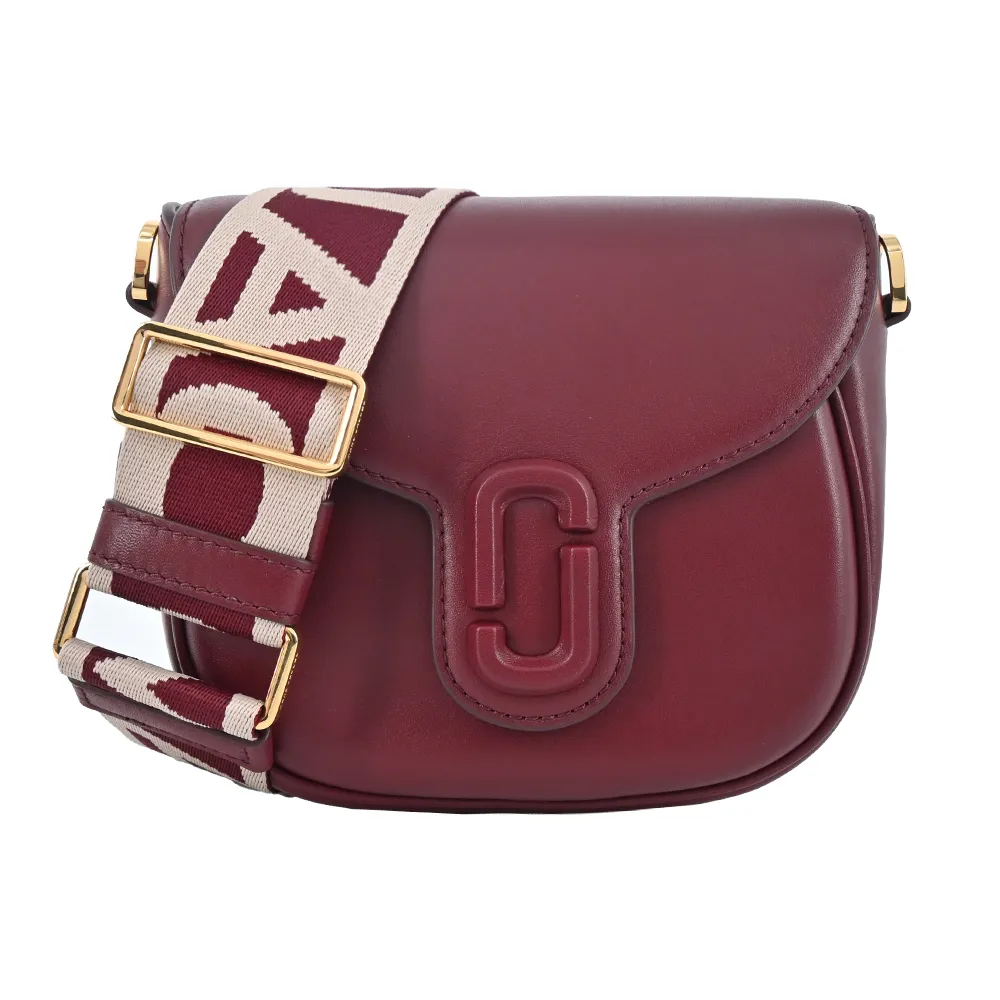 MARC JACOBS THE J MARC SADDLE 牛皮磁扣翻蓋斜背馬鞍包-小/黑 歷史價格詳細信息