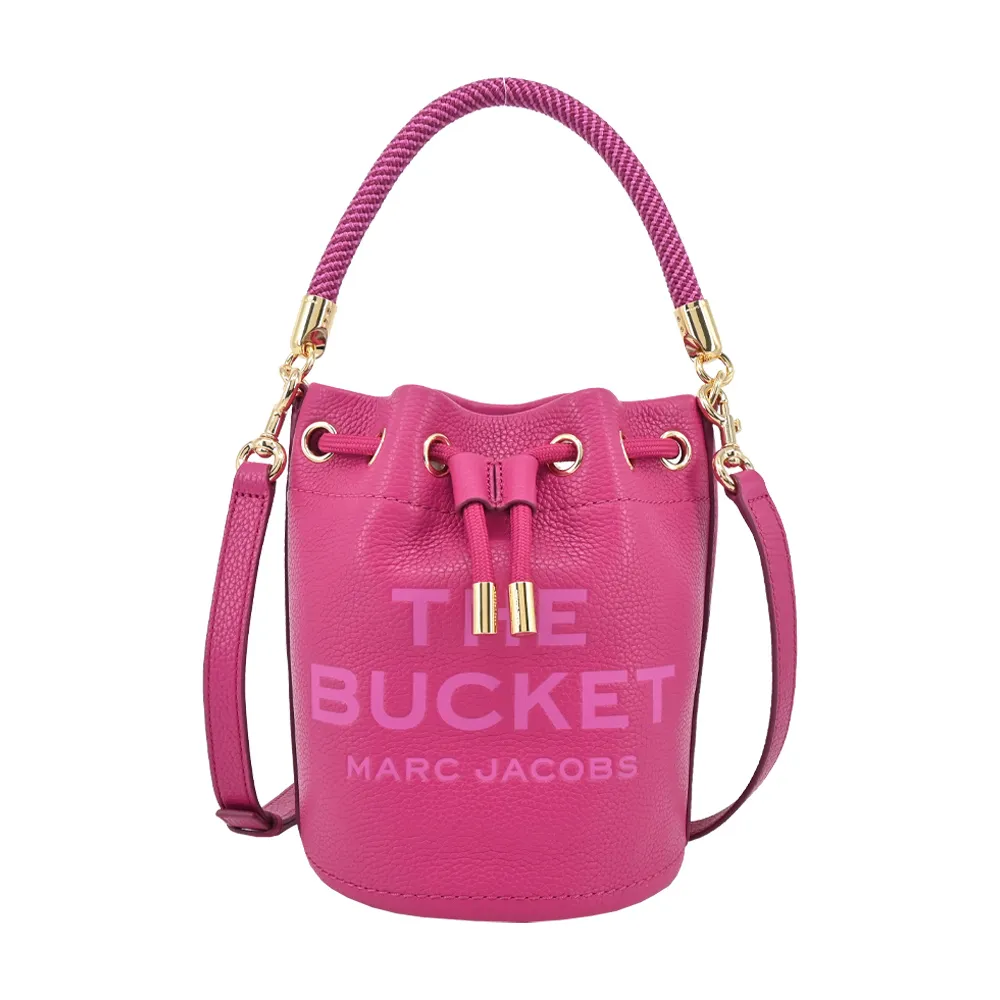 MARC JACOBS THE LEATHER牛皮束口兩用水桶包-白 歷史價格詳細信息