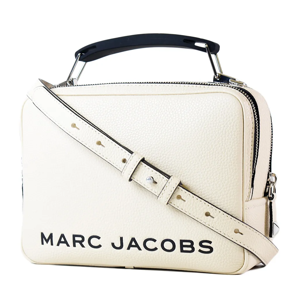MARC JACOBS 專櫃款 雙J LOGO牛皮拉鍊短夾-雲白 歷史價格詳細信息